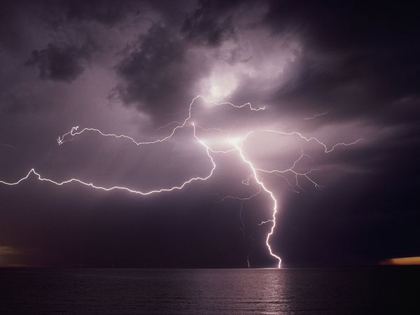 Lightning will strike the ground 100 times