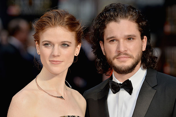 Rose Leslie and Kit Harington
