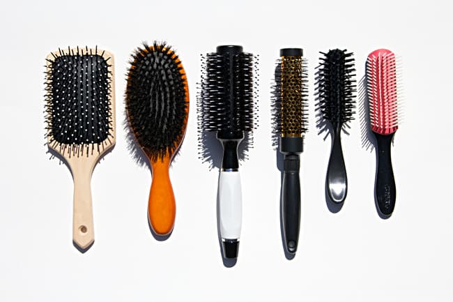 Salvage Old Hair Brushes With Shampoo