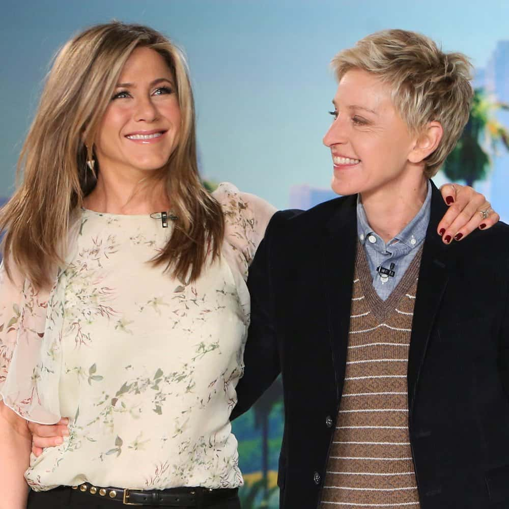 Jennifer anniston ellen degeneres show breast image