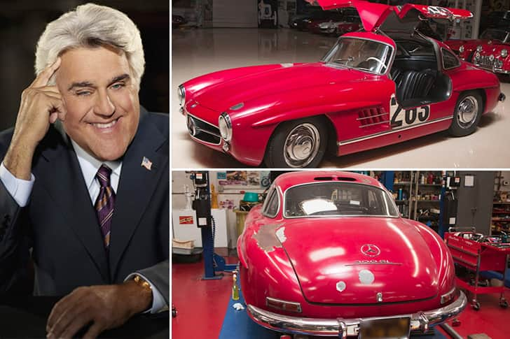 Jay Leno – 1955 Mercedes 300SL Gullwing Coupe Estimated 1.8 Million