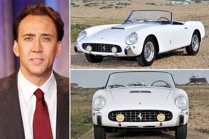 Nicolas Cage – 1958 Ferrari 250 GT Pininfarina Estimated 3.6 Million