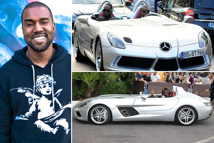 Kanye West – Mercedes SLR Estimated 850K