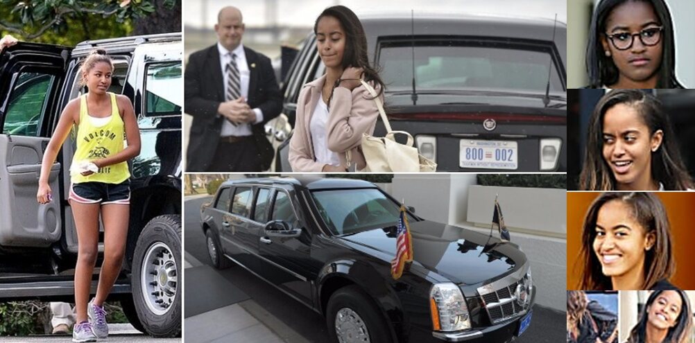 Malia And Sasha Obama – “The Beast” Or “Limousine One” Estimated 1.5M...