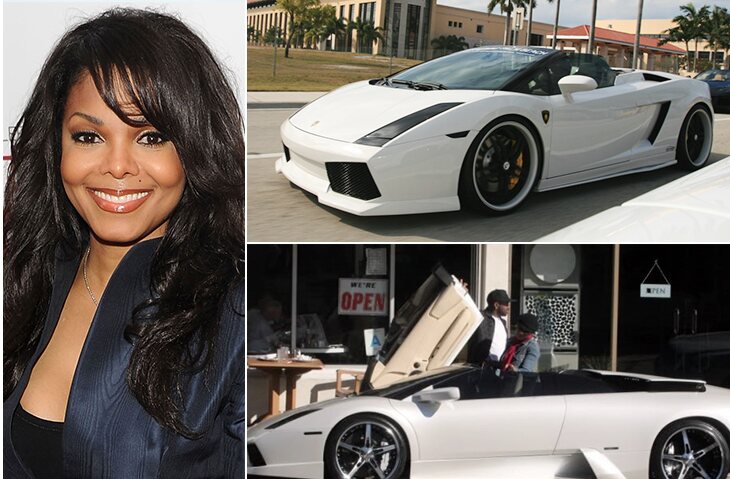 Janet Jackson – Lamborghini Gallardo Spyder Estimated 250K