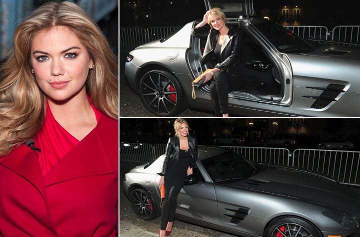 Kate Upton – Mercedes Benz SLS 6.3 AMG Estimated 248K